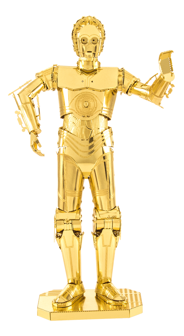 Star Wars- Gold C-3PO Model Kit- front view