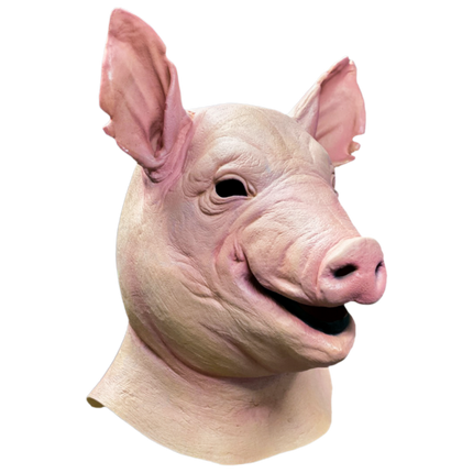 Right-side view of Spiral Pig Mask
