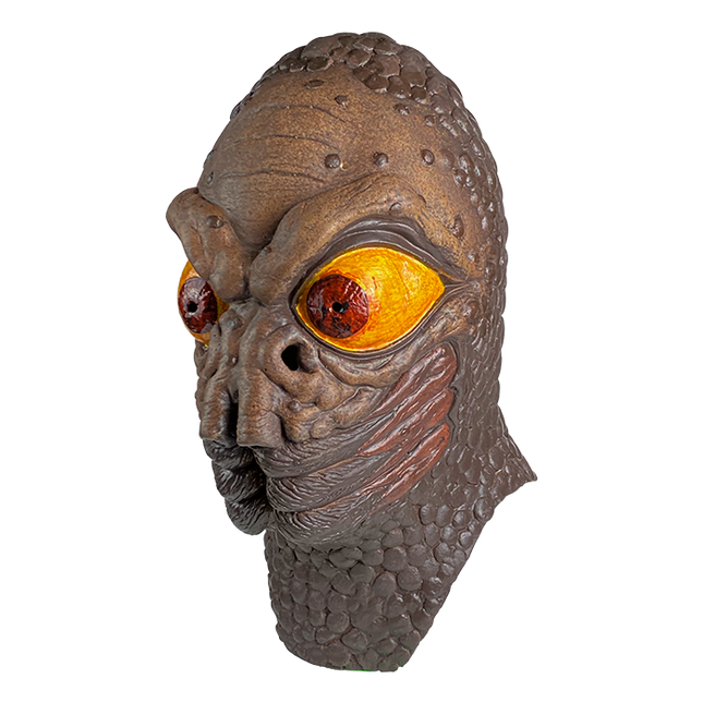 Left-side view of Mole Man Mask