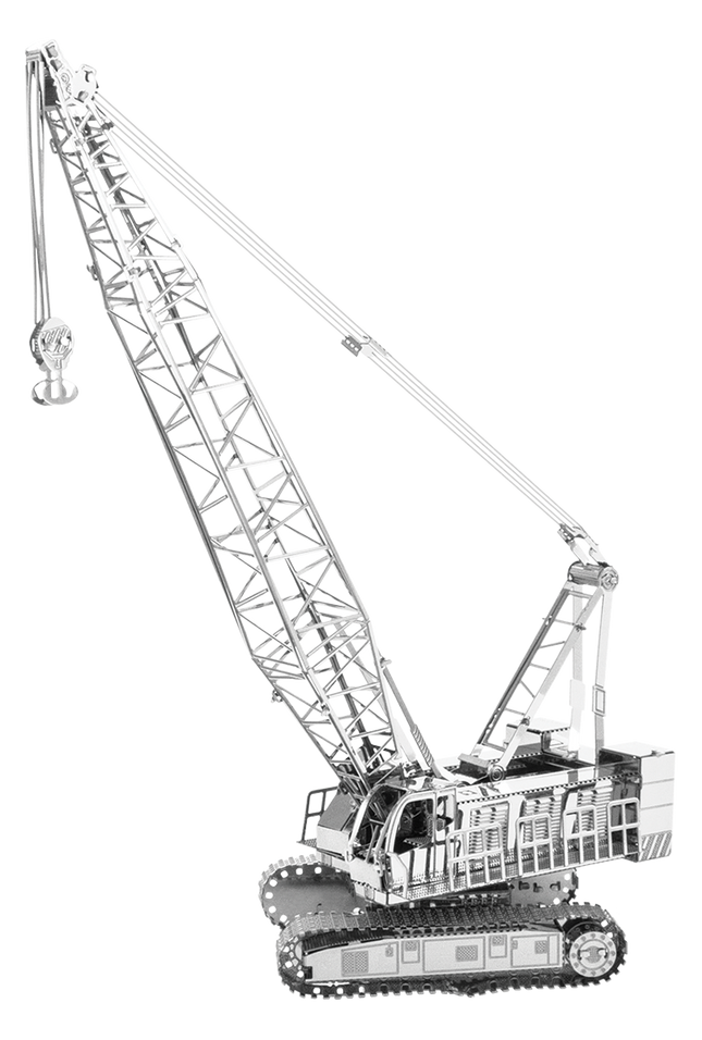 Crawler Crane Model Kit- side view