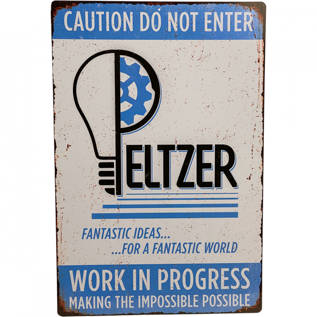 Peltzer Workshop Sign