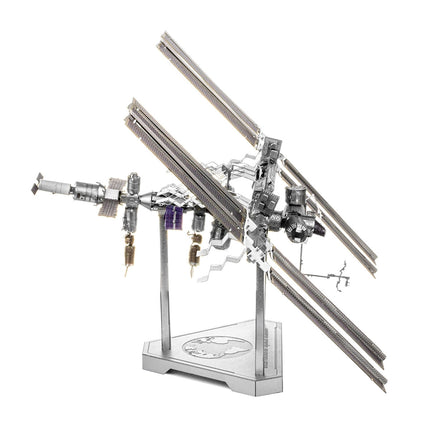 Premium Series International Space Station Model Kit- side view