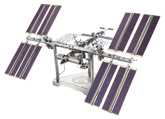 Premium Series International Space Station Model Kit- front view