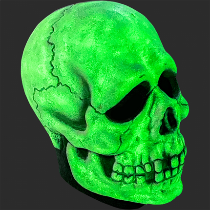 Right-side view of Skull Mask (glowing)