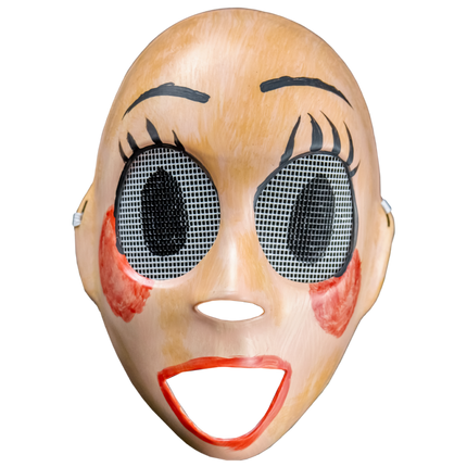 Front view of Doll Girl Mask