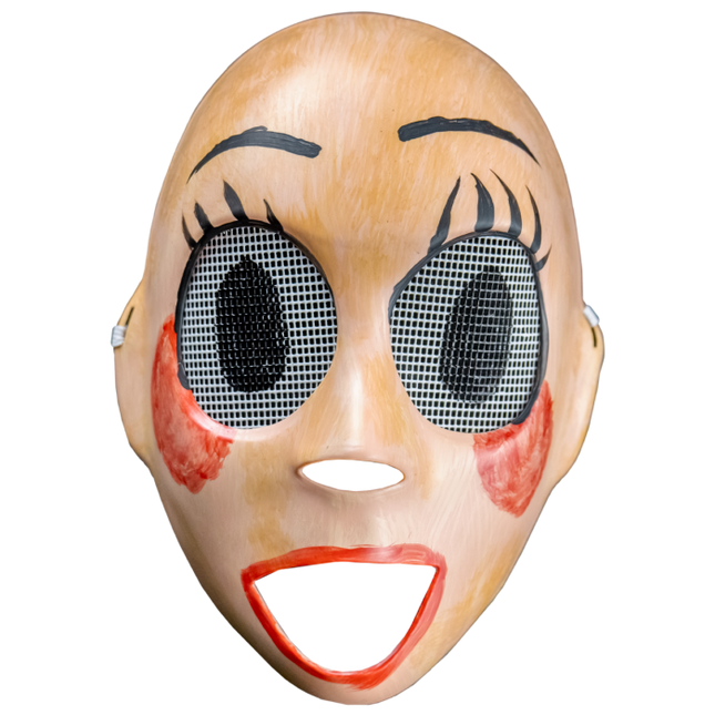Front view of Doll Girl Mask