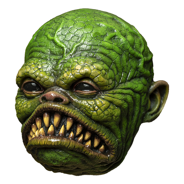 Left-side view of Fish Ghoulie mask