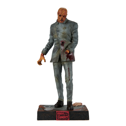 Front of Dr. Freudstein Statue