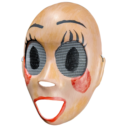Left-side view of Doll Girl Mask