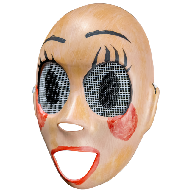 Left-side view of Doll Girl Mask