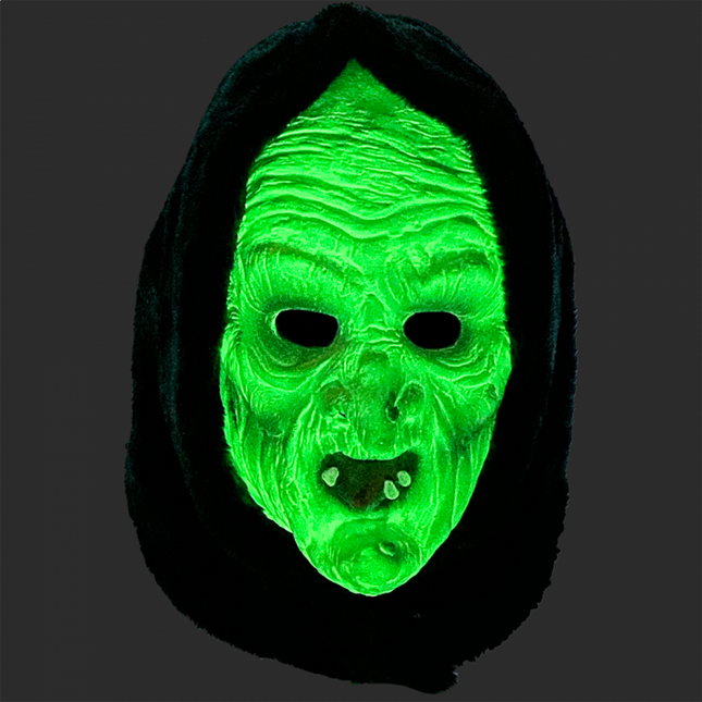 Front view of Halloween III Witch Mask (glowing)