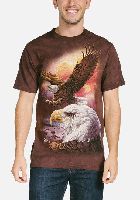 Eagle & Clouds Tee- worn by model