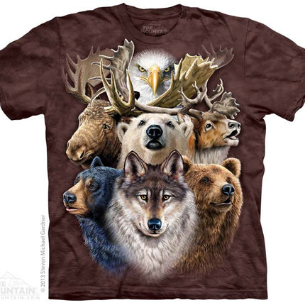 Northern Wildlife Collage Tee