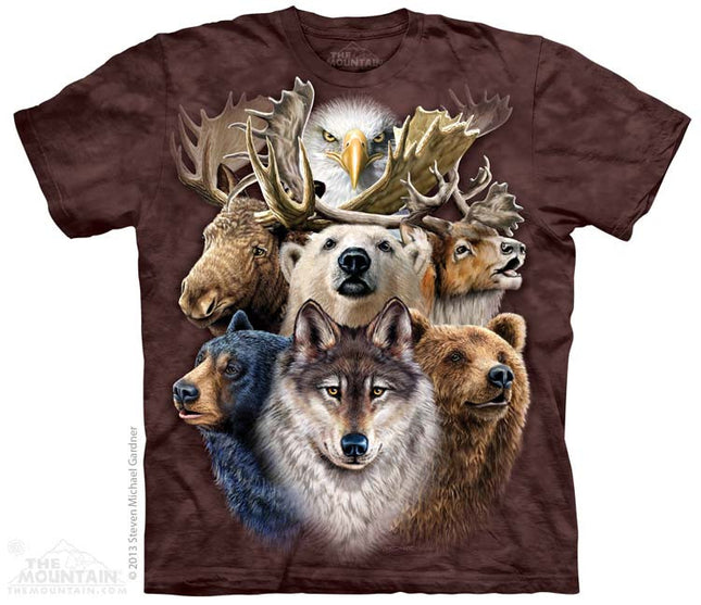 Northern Wildlife Collage Tee
