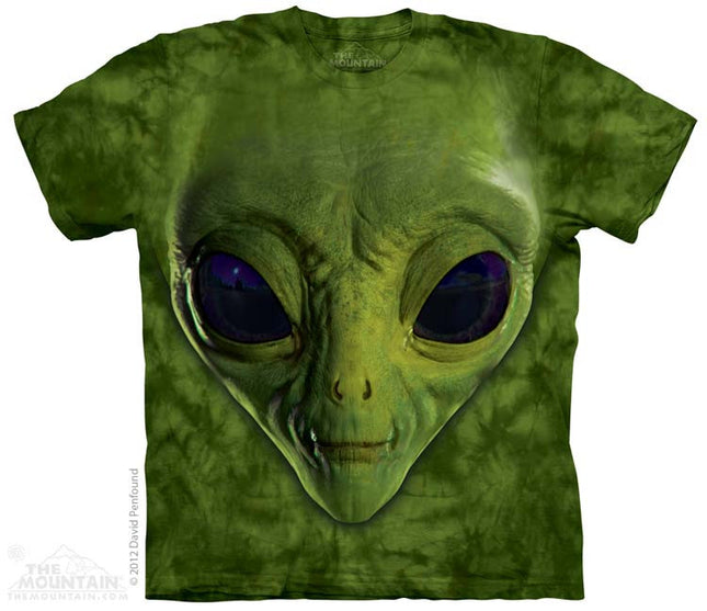 Green Alien Face Tee