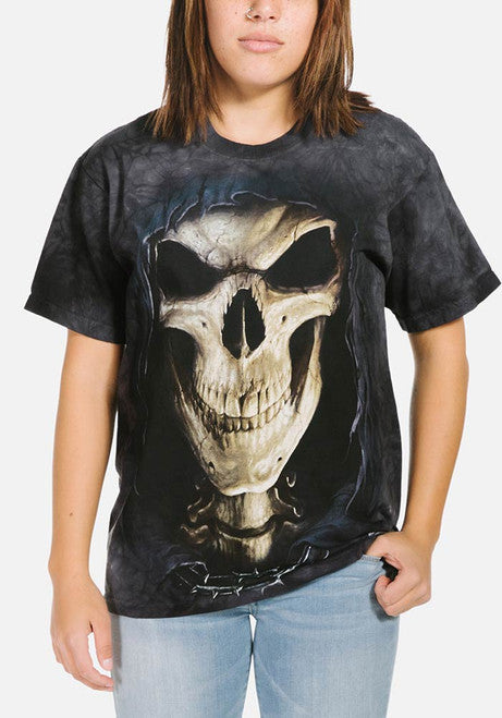 Big Face Death Tee- worn by model
