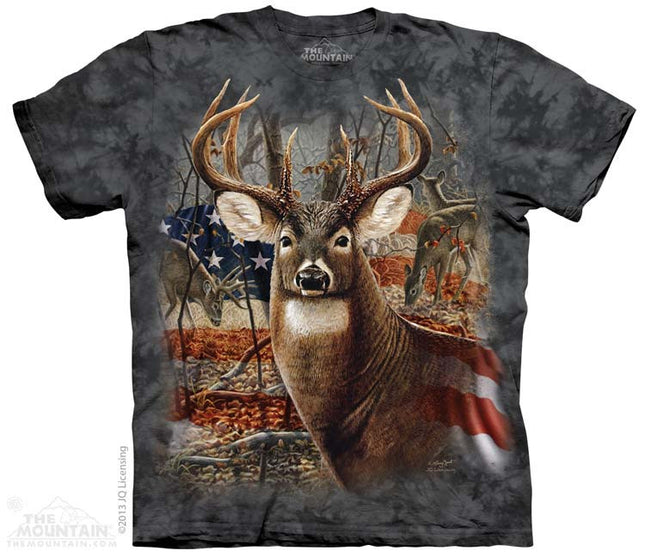 Patriotic Buck Tee