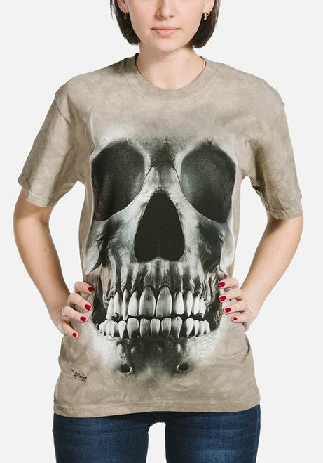 Big Face Skull Tee- worn by model