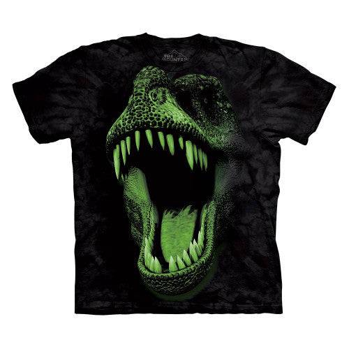 Glow T-Rex Tee- glowing