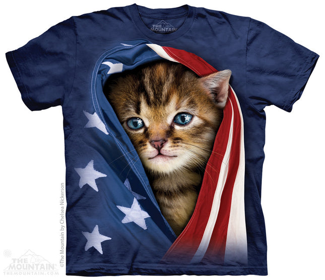 Patriotic Kitten Tee