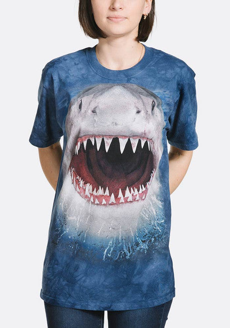 Wicked Nasty Shark Tee- worn by model