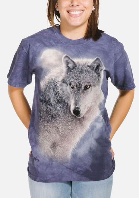 Adventure Wolf Tee- worn by model