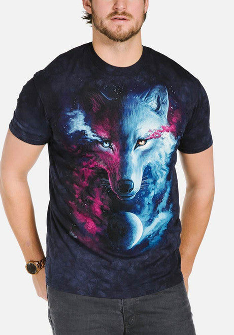 Where Light & Dark Meet Tee- worn by model