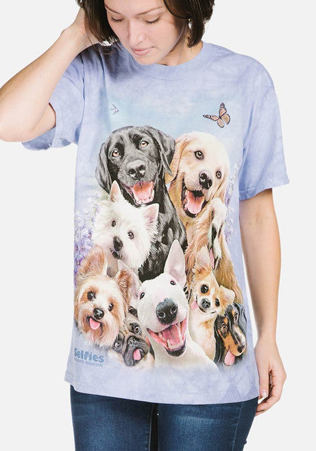 Dog Selfie Tee- worn by model