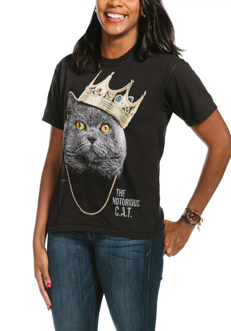 Notorious C.A.T. Tee- worn by model