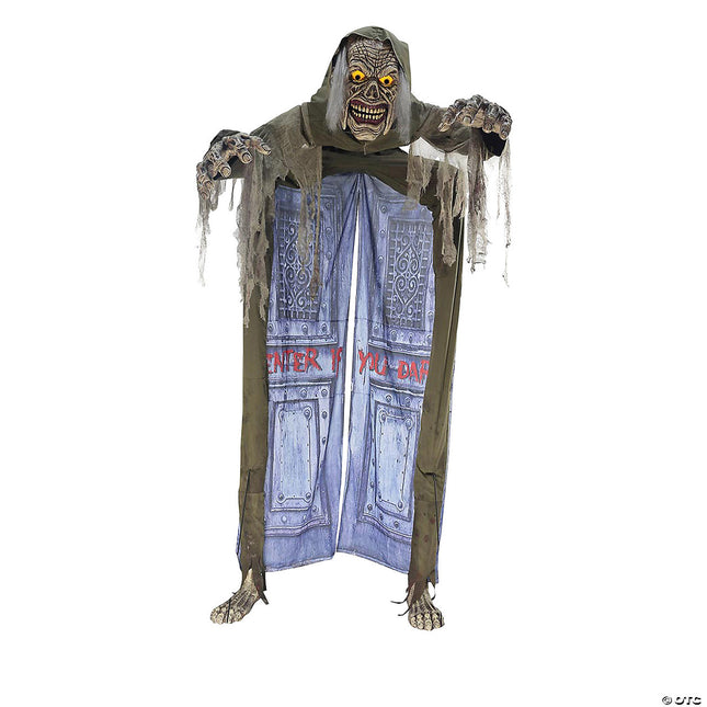 10' Animated Looming Ghoul Archway Prop- front view