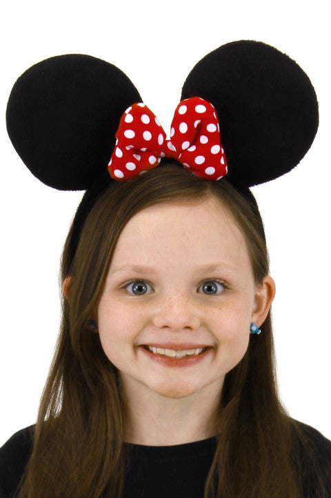 Disney Minnie Mouse Ears Headband- worn by child model