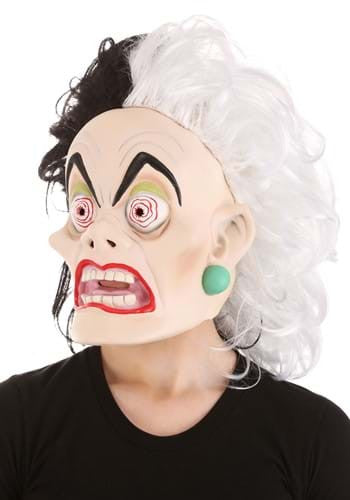 101 Dalmations- Cruella De Vil Latex Mask- angled view