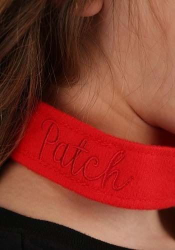 101 Dalmatians- Patch Headband, Collar, & Tail Kit- collar up close, side view to view "Patch"