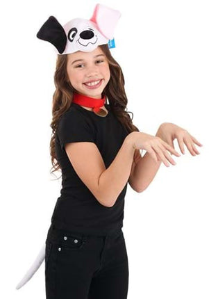 101 Dalmatians- Patch Headband, Collar, & Tail Kit- worn by girl model