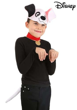 101 Dalmatians- Patch Headband, Collar, & Tail Kit- worn by boy model
