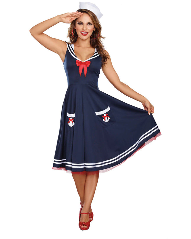 All Aboard Sailor Costume- front view