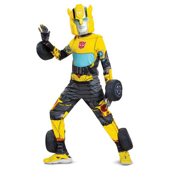 Transformers- Bumblebee Converting Child Costume- front view