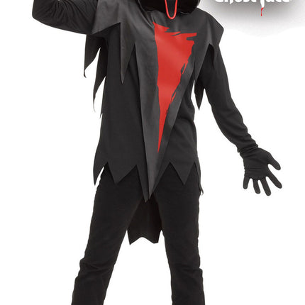 Dead By Daylight™ - Devil Face Ghost Face Child Costume- front view