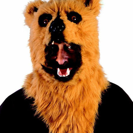 MOVING MOUTH BROWN BEAR MASK