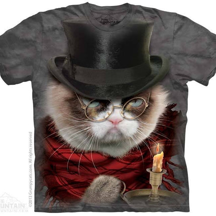 Grumpenezer Scrooge Cat Tee