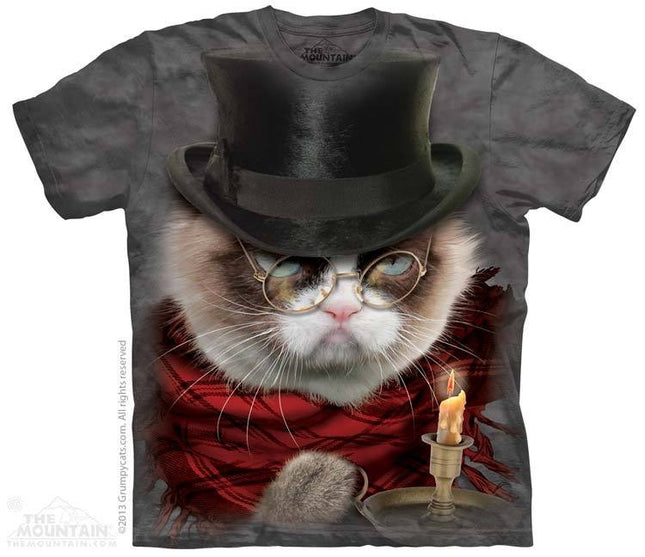 Grumpenezer Scrooge Cat Tee