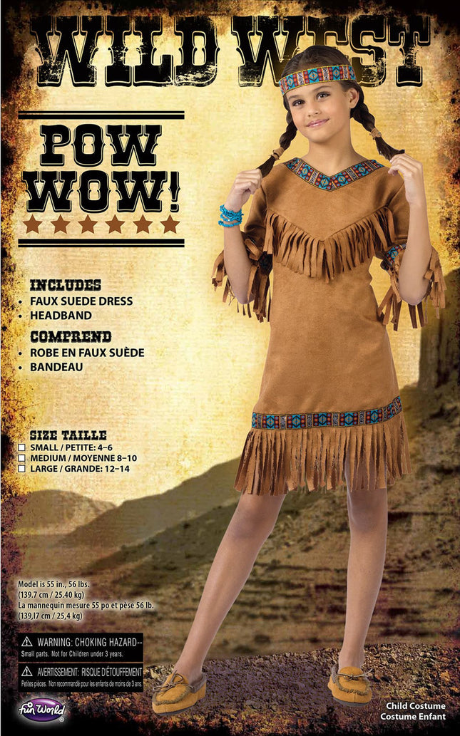 Native American Girl Costume- packaging