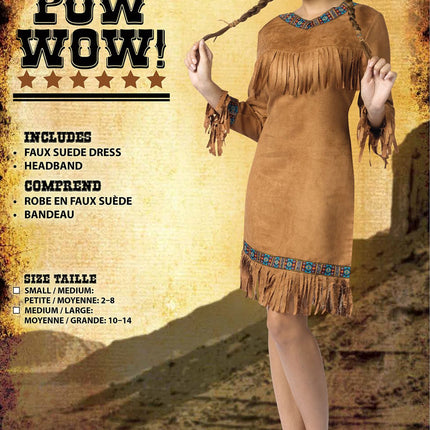 Native American Pow Wow Costume- packaging
