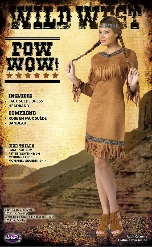 Native American Pow Wow Costume- packaging