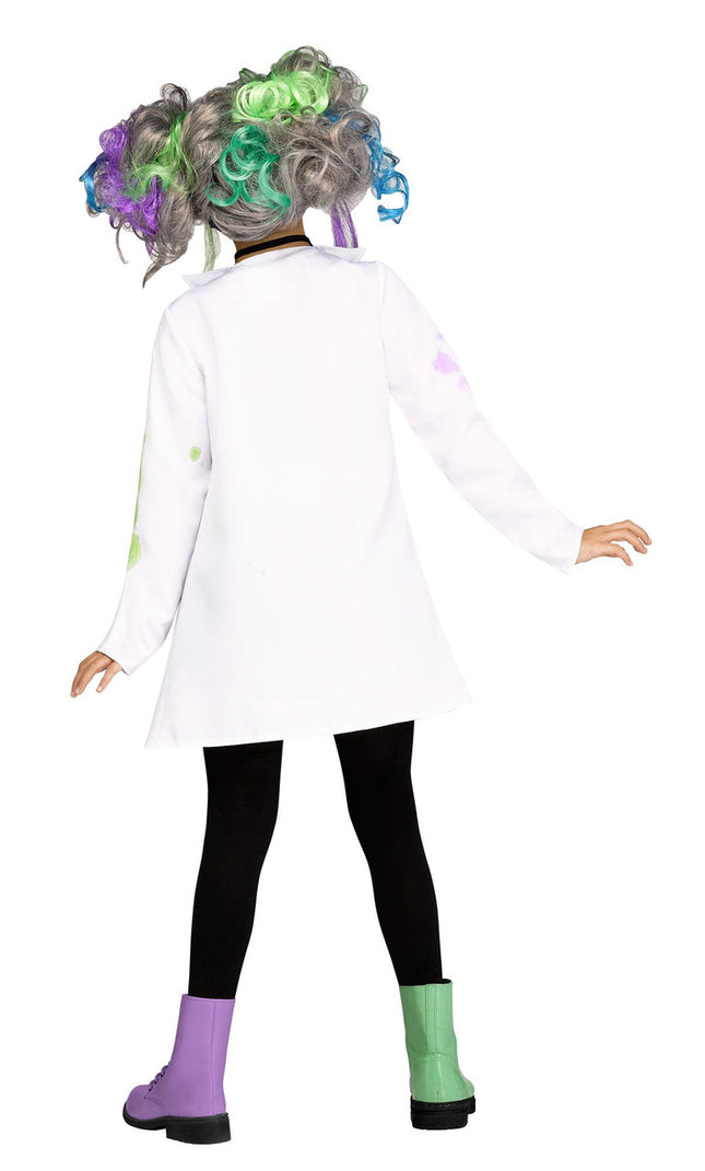 Lab Brat Scientist Costume- back view