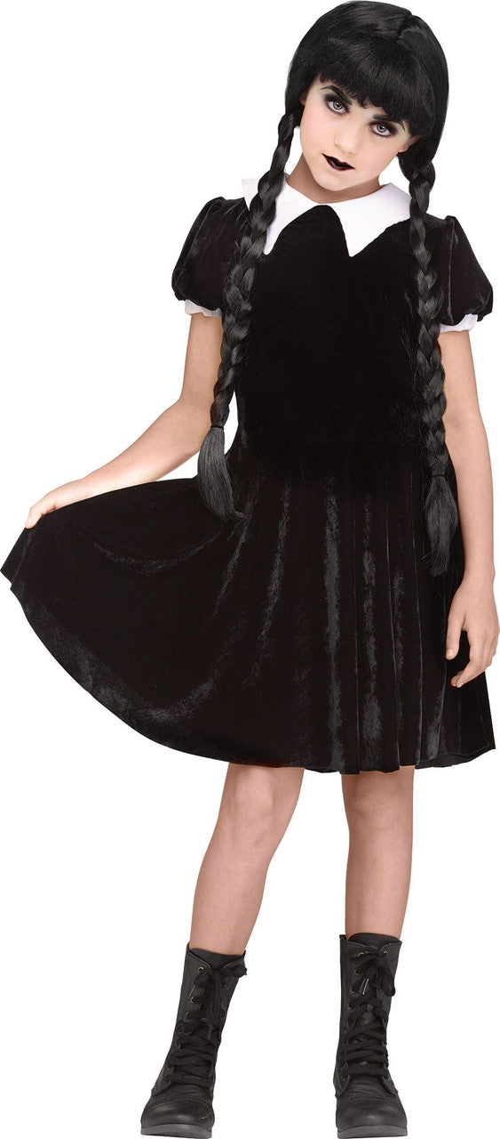 Gothic Girl Child Costume- front view