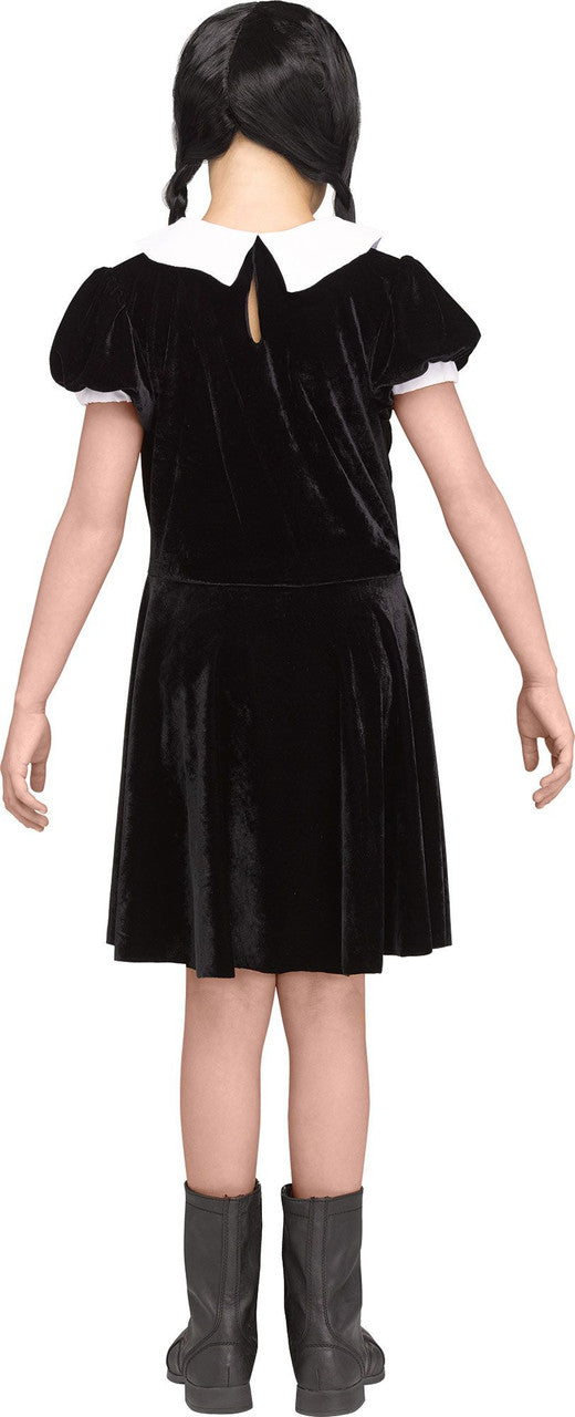 Gothic Girl Child Costume- back view