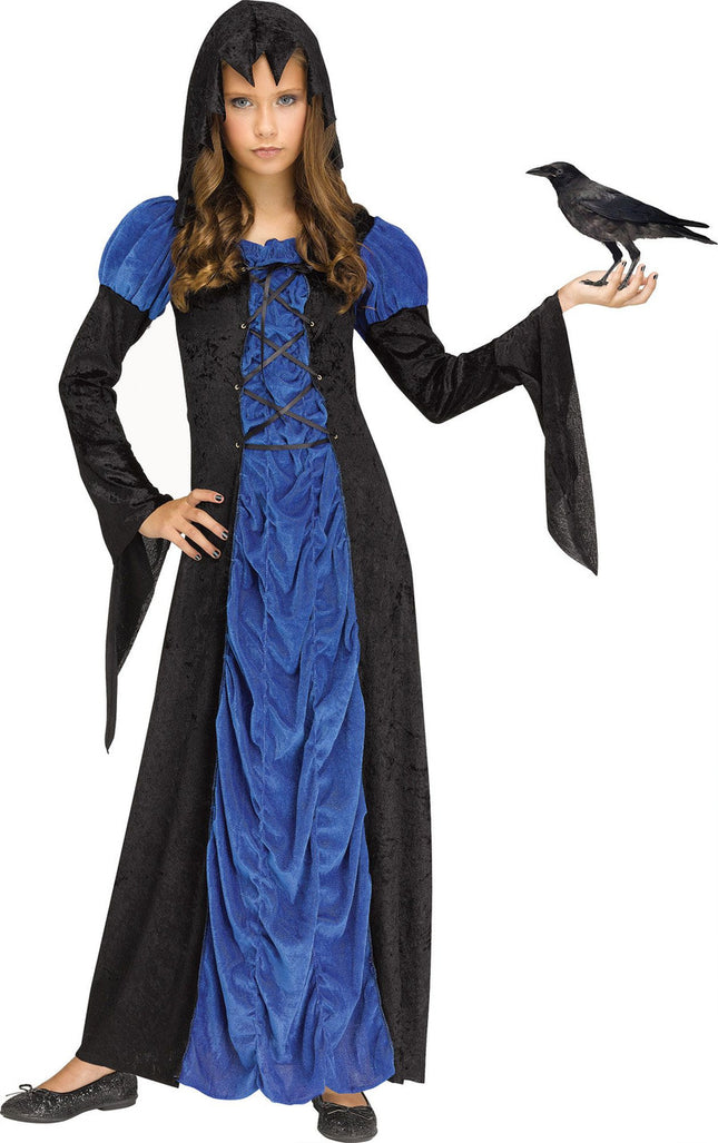 Sorceress Child Costume- front view