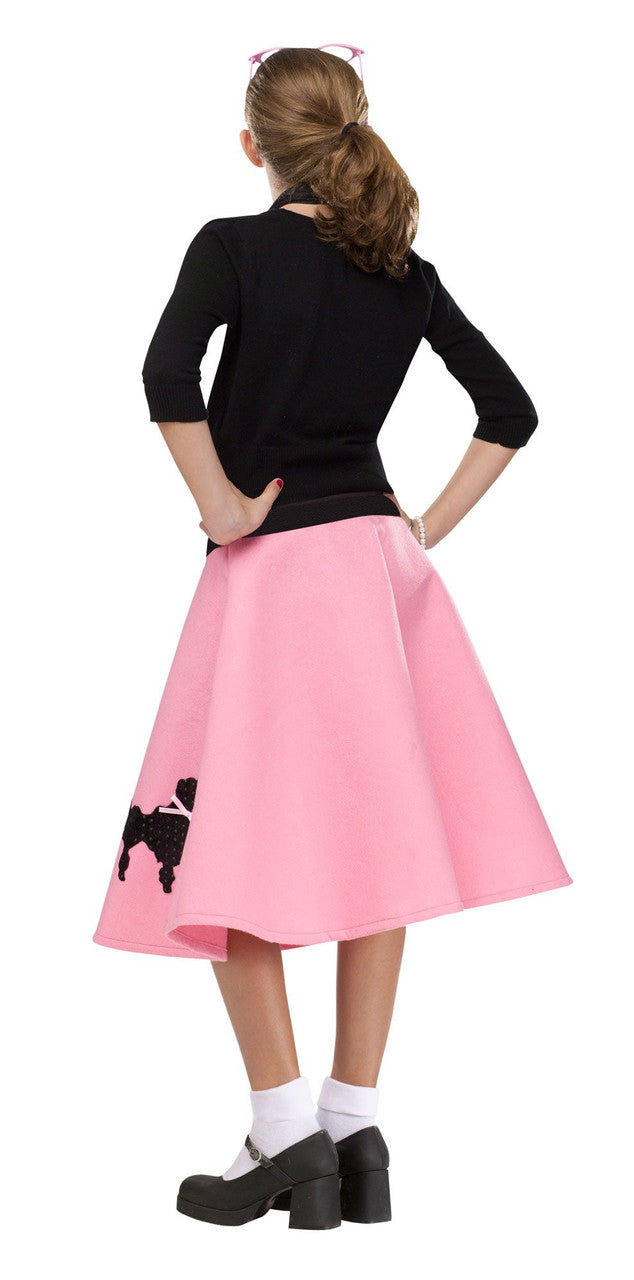 Girl's Poodle Skirt- back view
