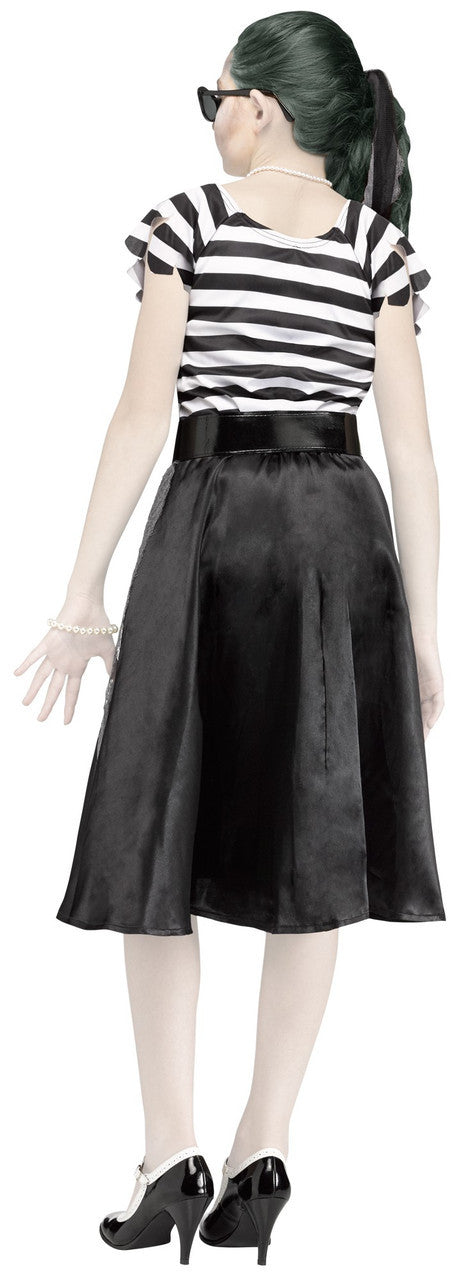 '50s Zombie Sock Hop Child Costume- back view